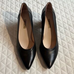 Paul Green Black Leather Heels